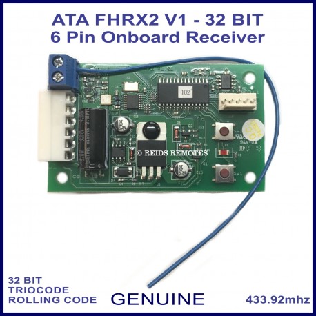 ATA FHRX2 V1 TrioCode 32 bit 2 channel 6 pin on board receiver 62850