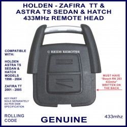 Holden Astra TS & Zafira TT remote key Bosch RK 203 433.92 MHz