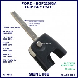 Ford BF FG Falcon Focus Fiesta Mondeo Territory genuine flip key part