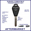 Subaru B9 Tribeca Forester Impreza Legacy, Outback & WRX compatible car key with transponder cloning & key cutting