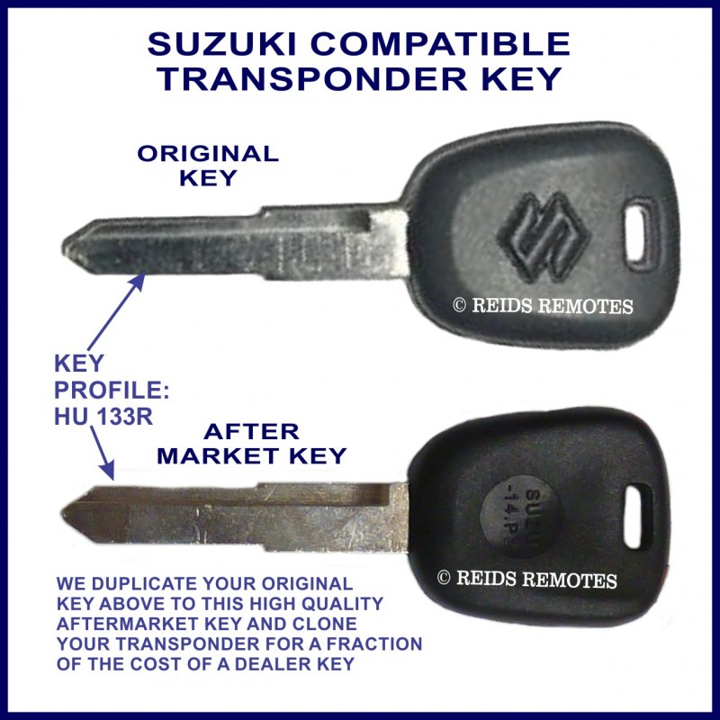 Suzuki Alto Grand Vitara Jimny Ignis Swift SX4 Splash key