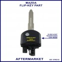 Mazda flip key part - aftermarket key with 4d63 DST40 transponder chip