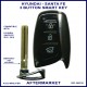 Hyundai Santa Fe DM series FROM 2013 - 3 button smart proximity key