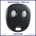 Mongoose M80 Series N4096 Z333 2 button car alarm remote control