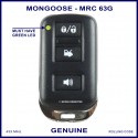 Mongoose M60 Series N4096 Z333 3 button car alarm remote control MRC63G