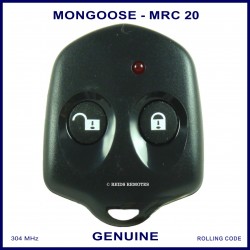 Mongoose MRC20 pre 2010 systems N4096 Z333 2 button car alarm remote control