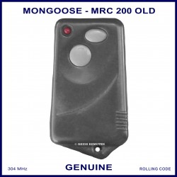 Mongoose MRC200 oldrectangular shape 2 button car alarm remote control