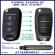 Hyundai Elantra HD 2006 - 2010 3 button flip key aftermarket