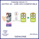 Fadini Divo 71 4 button gate remote control cen replace the Astro or Jubi remotes