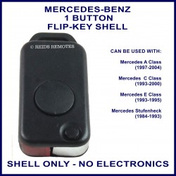 Mercedes 1 button flip key case