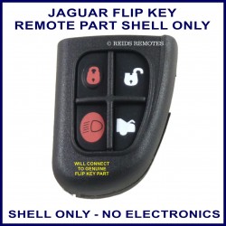 Jaguar 4 button flip key - replacement remote part casing