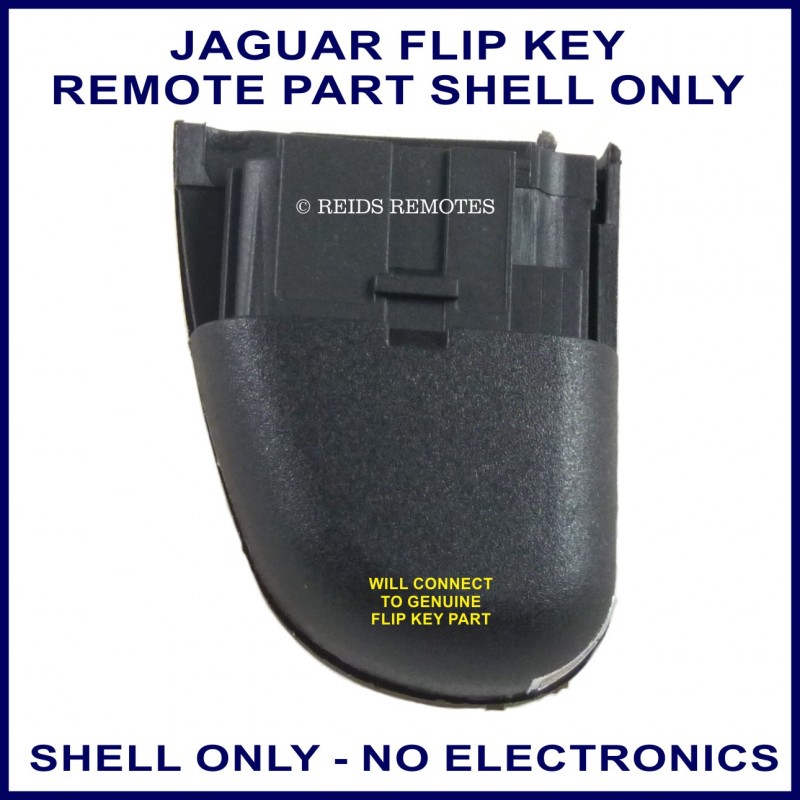 Jaguar Flip Key Repair Kit – 4 Button Remote For S-Type X-Type XJ 2001-2009, Rubber Pad & Battery