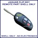 Jaguar 4 button flip key - replacement remote part casing