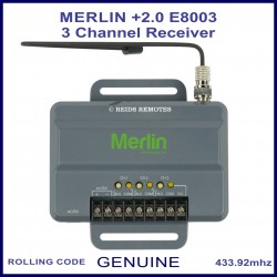 Merlin +2.0 E8003 3 channel standalone receiver unit
