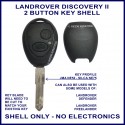 Land Rover Discover 2 button Valeo style key shell NE52 key profile