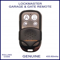 Lockmaster & RITROX 4 button gate remote control to suit openers MK LM EK DSR