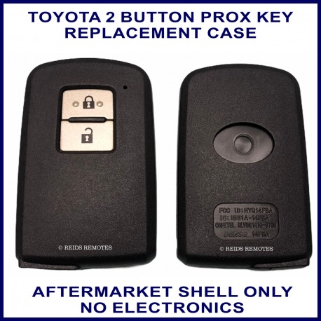 Toyota RAV 4 2012 - 2016 2 button black proximity key shell replacement