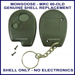 Mongoose MRC60 0LD N4096 Z333 2 button replacement remote shell