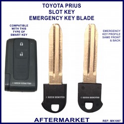 Toyota Prius 2003-2009 slot key emergency key blade