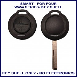 Smart Forfour W454 compatible 2 button remote key shell - no electronics