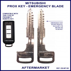 Mitsubishi smart key emergency key blade ASX Lancer & Outlander