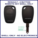 Renault NE73 2 large button remote case