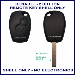 Renault VA6 or CIT-1 2 small round button remote key case