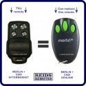 Merlin + C945 compatible - 4 button black garage and gate remote