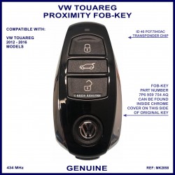 VW Tourag 7P6 959 754 AQ genuine 3 button proximity remote key