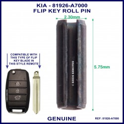 Kia 81926-A7000 genuine 2.3mm x 5.75mm roll pin