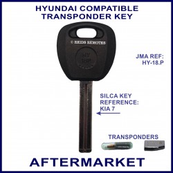 Hyundai i20 i30 IX35 I40 I45 transponder car key cut & cloned