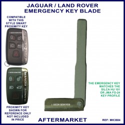 Emergency Key For Land Rover/ Jaguar 5 Button Smart Key