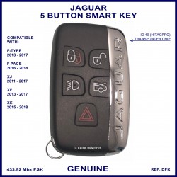 Jaguar genuine OEM 5 button smart proximity key