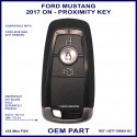 Ford Mustang 2017 onward 3 button smart proximity remote key