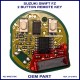 Photo shows the front of this OEM circuit board when removed from the casing
