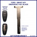Ford proximity remote emergency key blade - HU101T