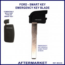 Ford Kuga proximity remote - emergency key blade