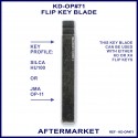 Holden Chevrolet & Opel  Silca HU100 or JMA OP-11 flip key blade