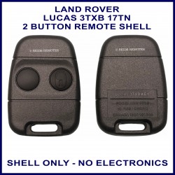 Land Rover Defender Lucas 3TXB 17TN 2 button remote replacement casing