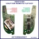 This photo shows the front and back of the circuit board that comes in this flip key