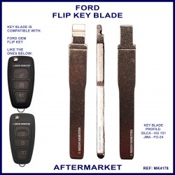Ford HU101 flip key blade to suit OEM flip keys