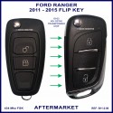 Ford Ranger PK series 1 2011 - 2015 2 Button ID63 aftermarket flip key
