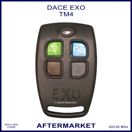 Dace TM4 EXO genuine garage door & gate remote PCB063-R05