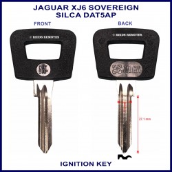 Silca DAT5 AP Jaguar XJ6 Sovereign compatible metal ignition key
