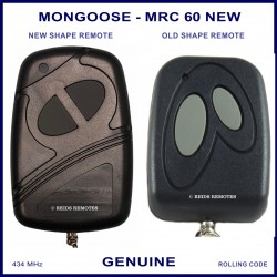 Mongoose M60 Series N4096 Z333 2 button car alarm remote control RMM08