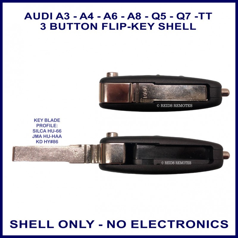 Flip Key Replacement Blade For Audi (2005-2020) – OEM Part NBG 009272 T