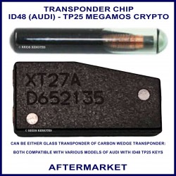 ID48 - TP25 Audi Megamos Crypto programmable transponder chip