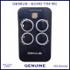 Genius ECHOTX4 433 RC 6100334 navy 4 button gate remote control