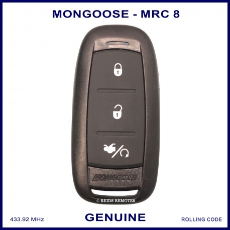 Mongoose MRC8 remote for M8 &M8-24 security systems