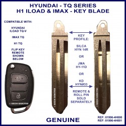 Hyundai ILOAD - H1 - IMAX 2014-2020 genuine 81996-4H001 flip key blade